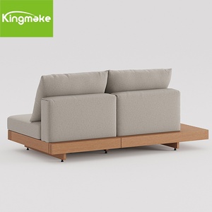 High-End Tuinlounge Luxe Tuinmeubilair Sectioneel Massief Terrasmeubilair Houten Teakhouten Bankstel Buiten Conversatiesets - Product Image 2