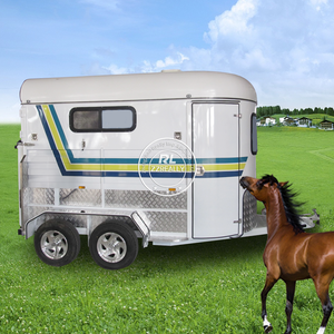 Remorques de luxe neuves pour chevaux Transport de remorque pour 2 chevaux avec chargement en angle - Product Image 1