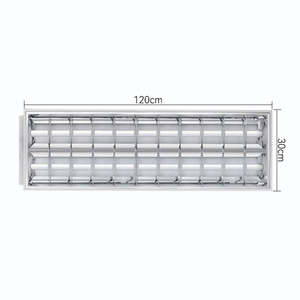 Luz Led <span class=keywords><strong>Troffer</strong></span> empotrada montada en superficie 300*1200mm 600*600mm <span class=keywords><strong>Reflector</strong></span> de accesorios de luz LED para parrilla para tubo T5 T8 10W 18W 36w - Product Image 6