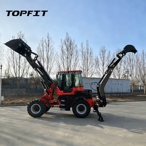 Minicargadora Retroexcavadora TOPFIT de Alta Calidad con Peso Operativo de 5500 kg, Cargadora de Ruedas para Granja, Motor Diésel de 65 kW, Cucharón de 1 m³ - Product Image 3