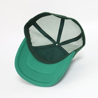 Gorra Trucker de Espuma de Poliéster Personalizable de Alta Calidad con Logotipo Bordado, 5 Paneles, Verde, Moda, Deportes al Aire Libre, Gorras Trucker para Hombre