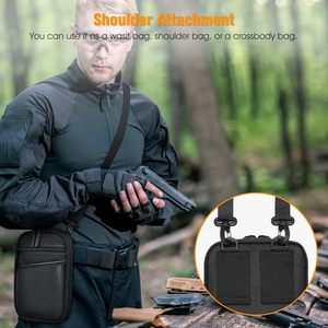 OEM Tactical Gun Bag Black Square Concealed Shoulder Bag For Home Use With Pistol And Magazine Storage - Product Image 2