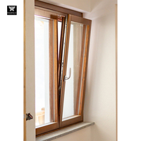 Ventanas Oscilobatientes con Marco de Madera para Viviendas, Ventanas de Aluminio con Rotura de Puente Térmico y Doble o Triple Acristalamiento, NFRC