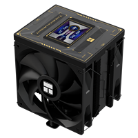 Refroidisseur d'air pour processeur Thermalright Burst Assassin 120 VISION avec écran numérique, ventilateur PWM 120 mm, refroidisseur d'air pour processeur ARGB pour PC de jeu