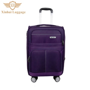 20 <span class=keywords><strong>24</strong></span> 28 <span class=keywords><strong>pulgadas</strong></span> púrpura tela de poliéster tela de 4 ruedas de viaje en carro de equipaje - Product Image 1