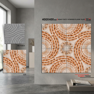 Carreaux de sol en porcelaine Vistaar Factory, gaufrés, pleine épaisseur, 16x16 pouces, antidérapants, rustiques, robustes, pour extérieur - Product Image 6