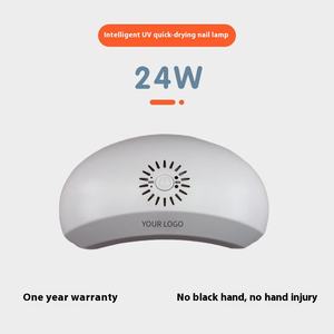 مصباح أظافر LED صغير احترافي 24 واط ، آلة علاج بالضوء الغراء سريع الجفاف الذكية ، محمول USB ، شعار قابل للتخصيص للاستخدام المنزلي - Product Image 2