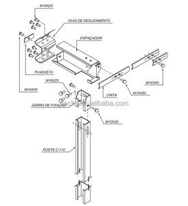 Wビーム鋼製ガードレールABNT規格高浸漬亜鉛メッキ道路安全柵（ブラジル高速道路用支柱・端末付き） - Product Image 5