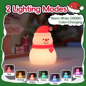 Decorazioni Natalizie 2026, Luce Notturna 3D Unica, Lampada LED Creativa e Carina con Tocco Morbido, Serie XAMS, Luce Notturna in Silicone - Product Image 4