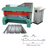 Machine de formage de rouleaux pour tôles de toiture en métal IBR, panneaux muraux et tôles