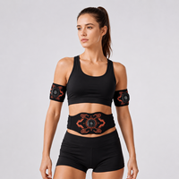 Ceinture portable EMS et TENS sans fil à double zone pour le soulagement des douleurs menstruelles et abdominales