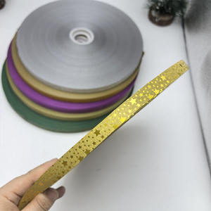 3 #   Cinta Metálica Brillante de 5/8 Pulgadas a Precio de Fábrica para Manualidades, Decoración Festiva y Suministros para Hacer Ramos de Flores - Product Image 2