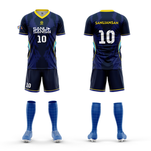 Maglia Personalizzata della Nazionale di <span class=keywords><strong>Calcio</strong></span> Thailandese, Traspirante, Manica Corta, per Adulti, con Pantaloncini - Product Image 5