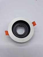 Haute Qualité Downlight Spot Led Lumières Fer Bureau Conception Plafond Noir Vertex Lumineux Blanc Encadrement Projecteur