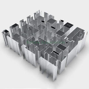 <span class=keywords><strong>Uruguay</strong></span> Chili Market Custom perfile De Aluminio kualitas tinggi untuk jendela dan pintu Blango Profil jendela aluminium hitam - Product Image 1