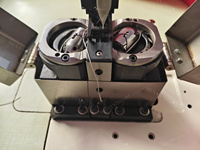 Machine à coudre à double aiguille pour marquage de motifs, machine à coudre pour le cuir de chaussures