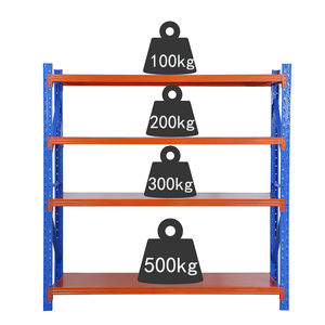 Étagères d'entrepôt Étagères de stockage à usage intensif Étagère de stockage d'entrepôt Étagères empilables en métal Étagères de rayonnage sans boulon - Product Image 1