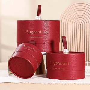 Cubo de Regalo Rígido para Dulces de Boda, Ecológico, de Grado Alimenticio, Creativo, Portátil, con Diseño de Perlas, Laminación Brillante y Grabado en Relieve - Product Image 3