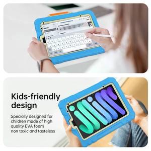 เคสแท็บเล็ต HGD Kid EVA สำหรับ iPad A16 รุ่น 11 นิ้ว ปี 2025 ป้องกันฝุ่น พร้อมหูหิ้วและขาตั้งพับได้ รุ่นที่ 10 - Product Image 4