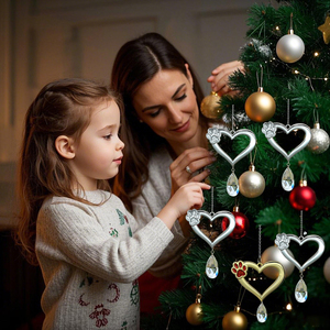 Attrape-soleils commémoratifs pour chiens et chats Cadeaux commémoratifs pour animaux de compagnie Sympathie <span class=keywords><strong>Pont</strong></span> <span class=keywords><strong>arc</strong></span>-<span class=keywords><strong>en</strong></span>-<span class=keywords><strong>ciel</strong></span> <span class=keywords><strong>Coeur</strong></span> avec empreinte de patte et attrape-soleils <span class=keywords><strong>en</strong></span> cristal - Product Image 5