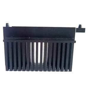2025 broches aileron noir anodisé en alliage d'aluminium profilés extrudés radiateur dissipateur de chaleur dissipateurs de chaleur produits métalliques - Product Image 2