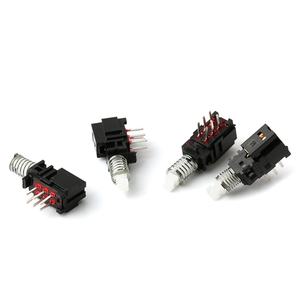 Interrupteurs à clé droite autobloquants à double rangée, petite clé K2J-22E01, interrupteur à bouton-poussoir 6 broches - Product Image 6