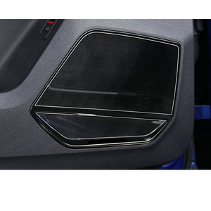 Haut-parleur de porte intérieure de <span class=keywords><strong>voiture</strong></span> <span class=keywords><strong>pour</strong></span> audi q3 2019-2024 fenêtre de coffre arrière triangle lecteur audio couverture garnitures accessoires auto - Product Image 1