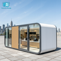 Meilleure vente REMOTE 10 pieds 20 pieds 30 pieds 40 pieds Bureau mobile préfabriqué Cabine Apple Petite maison conteneur pour la maison et le jardin
