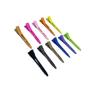 Mehrfarbige 5,5cm Professionelle Friseur-Haarklammern, Entenschnabel-Alligatorclips für Haarstyling - Product Image 1