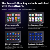 Factory Direct 15-Key LCD Macro Pad-Modelo 293 | Software personalizado | Admite OBS, Premiere, Photoshop | MacOS/Windows