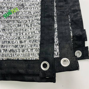 <span class=keywords><strong>Rete</strong></span> parasole in lamina di alluminio 80% con occhielli di occhielli, copri <span class=keywords><strong>rete</strong></span> protettiva per giardino esterno riflettente argento - Product Image 6