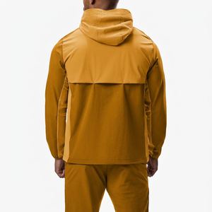 Veste de sport pour homme personnalisée, veste de course à pied pour l'extérieur, séchage rapide, couleurs <span class=keywords><strong>terre</strong></span>, légère, respirante, réfléchissante, imperméable - Product Image 2