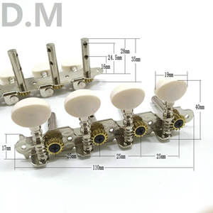 Clavija de afinación, accesorios de guitarra acústica, <span class=keywords><strong>8</strong></span> <span class=keywords><strong>cuerdas</strong></span>, Plata - Product Image 2