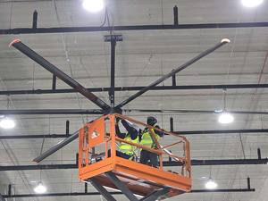 24ft 20ft 18ft 16ft14ftビッグシーリングファン売れ筋工業用空冷工業用シーリングファン - Product Image 3