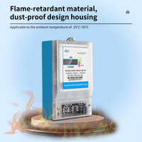 Medidor de Energía Electrónico Trifásico de Pared Personalizable con Pantalla LCD, Corriente Máxima de 100A, Comunicación MODBUS-RTU, Clase 1.0