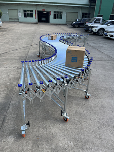 Nailiコンベア高度電動ローラーコンベアシステム伸縮式回転折り畳み式ゴムベルト付き物流用 - Product Image 6