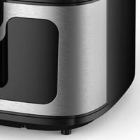 Nouveau lancement écran numérique bonne qualité friteuse à air intelligente appareils de cuisine à domicile 1700W friteuse à air visuelle