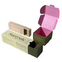 Emballage de boîte de luxe personnalisé Boîte à tiroir de fabrication écologique Nouvelle tendance Boîtes à gaufrage pour produit cosmétique