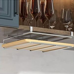 Clever Metal Kitchen Butcher Vertical Under Cabinet Cutting Board <b>Storage</b> Organizer Cabinet Chopping Block Cutting Board <b>Storage</b> - Product Image 2