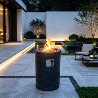 Brasero pour jardin, toit, véranda, balcon, terrasse, pelouse, camping, extérieur, jardinage