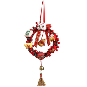 Ornement suspendu pour décoration de maison 2026, Nouveau style de nœud chinois, Décoration festive pour salon - Product Image 5