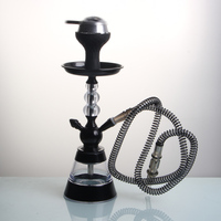 Chicha complète avec finition laquée acrylique - Design français avec tête en silicone et dispositif de gestion de la chaleur pour fumer