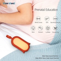 Machine à bruit blanc portable avec capteur de pleurs de bébé, veilleuse et machine à sons pour le sommeil, rechargeable par USB, apaisant pour un sommeil réparateur