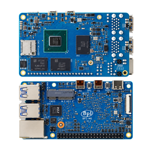HT Banana Pi BPI-M6 SBC Synaptics VS680 AI SoC 6.75TOPS NPU 4GB LPDDR4 16GB eMMC อินพุต/เอาต์พุต Gigabit Ethernet M.2 Key E Slo - Product Image 1