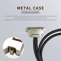 Câble SCSI 96 broches sur mesure, connecteur femelle Micro-D, faisceau de câbles