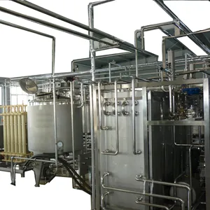 Planta de procesamiento de lácteos de 3000L/H, uso Industrial, adecuada para leche, yogur, queso, mantequilla y helado