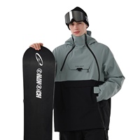 Veste de ski imperméable, respirante et coupe-vent pour femmes et hommes, 100% polyester, chaude, pour usage extérieur en hiver - Bestseller transfrontalier