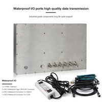 15.6 İnç Paslanmaz Çelik Ip66 Optik Bağlantılı PCAP Dokunmatik Ekran Hepsi Bir Arada Bilgisayar Duvara Monte Endüstriyel Panel Tablet Bilgisayar