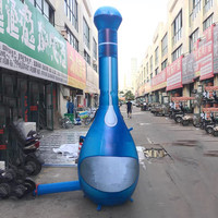 Tasse gonflable géante adaptée aux besoins du client de bière, verre à vin gonflable pour la publicité