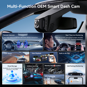 Cámara para Coche ADINKAM de Doble Lente 4G SIM 4K con GPS, Monitor de Estacionamiento, Visión Nocturna, WiFi y Visualización Remota en Vivo para <span class=keywords><strong>BMW</strong></span> - Product Image 3